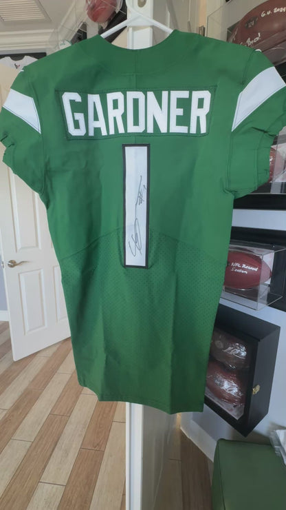 Sauce Gardner Signed ✍️ New York Jets AUTHENTIC Nike NFL Jersey 👕 Inc. PSA Certificate of Authenticity 📏