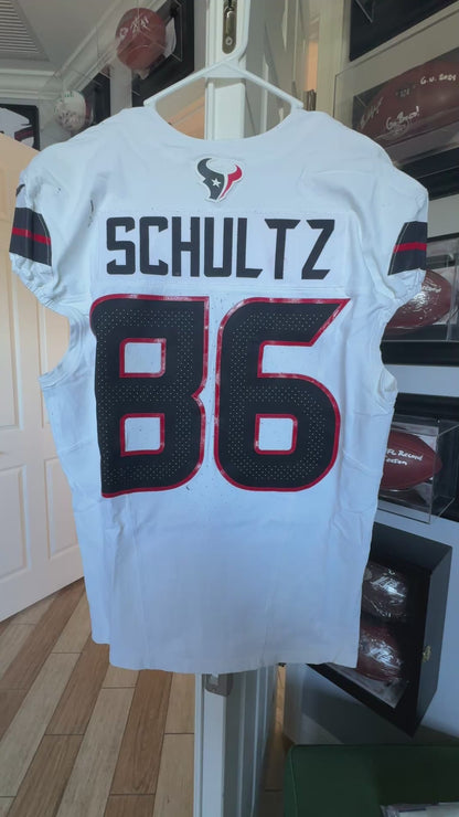 Dalton Schultz GAME WORN 09/21/25 Houston Texans Nike NFL Jersey vs Jacksonville Jaguars Also Includes Certificate of Authenticity