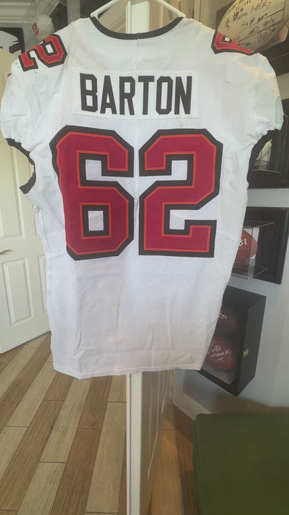 Graham Barton GAME-WORN💪09/23/25 Buccaneers On-Field NFL Jersey👕vs.Eagles🦅