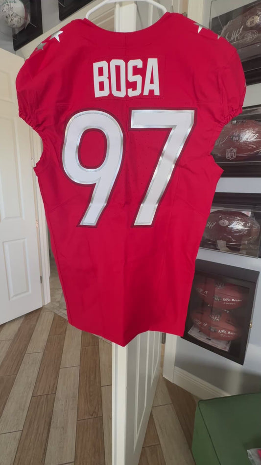 Joey Bosa GAME ISSUED 💪 Los Angeles Chargers 2025 Pro Bowl Games NFL Jersey 👕 Also includes COA
