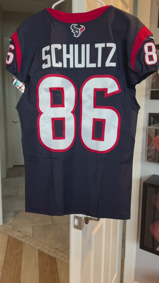 Dalton Schultz Game Issued 💪 Houston Texans 🐂 Nike NFL Jersey Also includes COA 🛡️