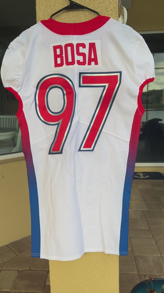 Joey Bosa GAME-ISSUED💪Los Angeles Chargers⚡Pro-Bowl NFL Nike Jersey👕