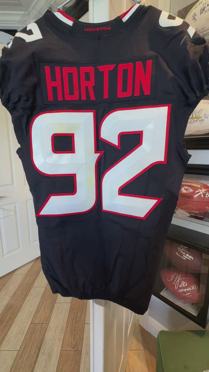 Dylan Horton GAME WORN 💪 09/07/2025 Houston Texans NFL Jersey 🎽 vs. Los Angeles Rams🐏