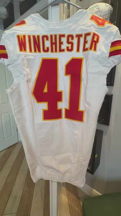 James Winchester GAME-WORN💪09/05/25 Kansas City Chiefs NFL Jersey vs. Los Angeles Chargers