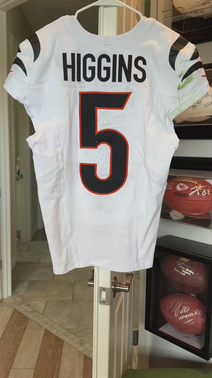 Tee Higgins GAME WORN/USED 09/07/25💪Cincinnati Bengals🐅NFL Jersey vs Cleveland Browns