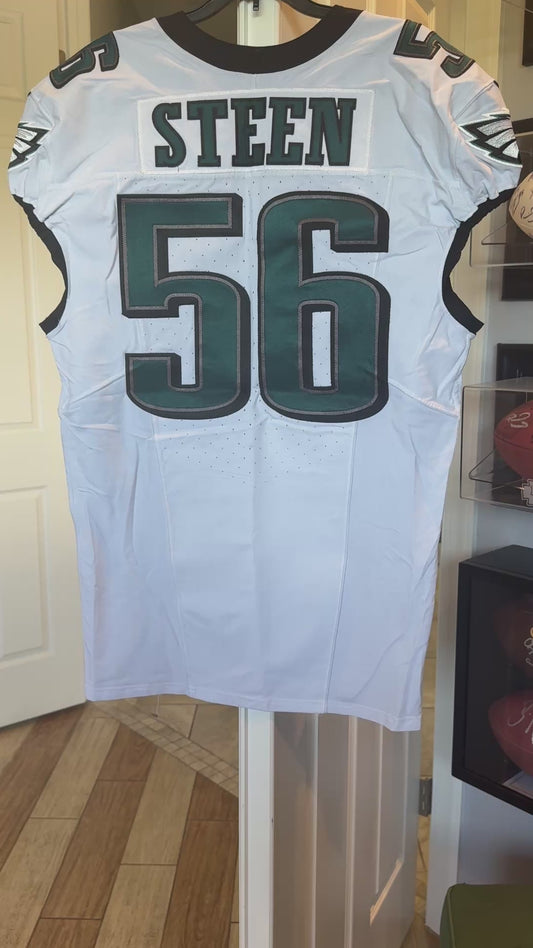 Tyler Steen GAME-USED💪09/06/24 Philadelphia Eagles🦅NFL Jersey👕vs Green Bay Packers Inc. PSA Certification