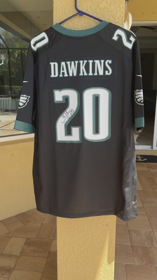 Brian Dawkins Signed✍️Philadelphia Eagles🦅Authentic Nike NFL Jersey👕