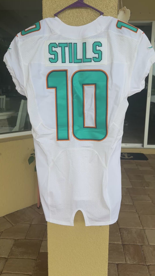 Kenny Stills GAME USED 💪 Miami Dolphins 🐬 Nike On-Field  NFL Jersey👕 includes PSA Authenticity 🛡️