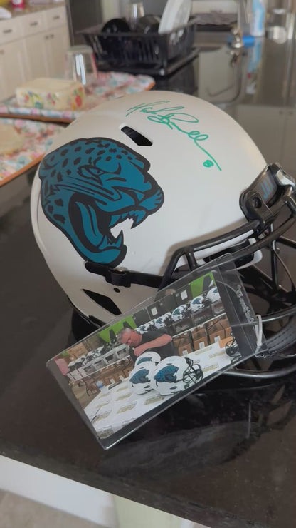 Mark Brunell Signed ✍️ Jacksonville Jaguars 🐆 Full-Size Authentic On-Field Lunar Eclipse Alternate Speed Helmet