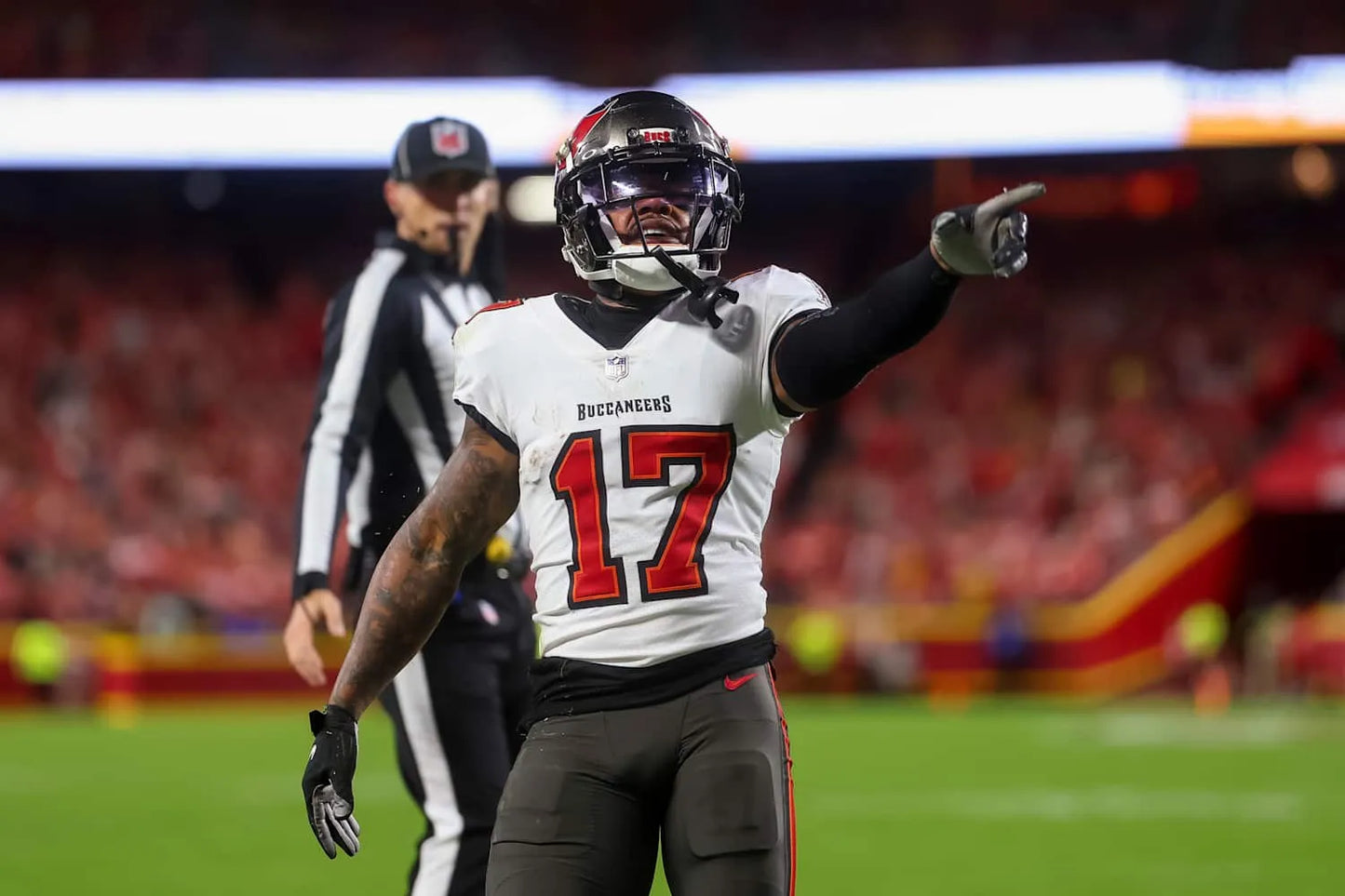 Sterling Shepard Signed + Inscribed GAME WORN 10/20/25 Tampa Bay Buccaneers Jersey vs Detroit Lions Also includes COA 🛡️