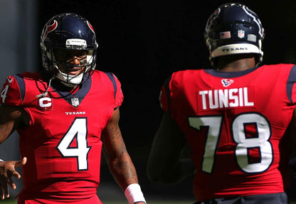 Laremy Tunsil + Deshaun Watson Hand Signed ✍️ Houston Texans Full-Size Eclipse Helmet 💪 Also includes PSA Authenticity 🛡️