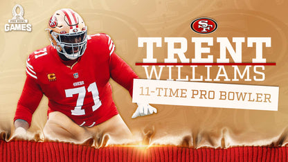 Trent Williams Game Issued 💪 San Francisco 49ers PRO BOWL Games Jersey 🎽Includes PSA/DNA Authenticity