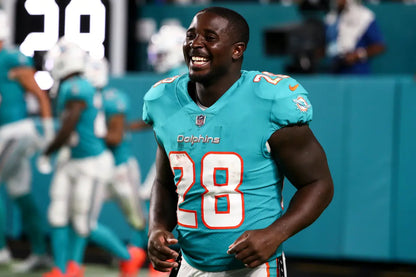 Sony Michel GAME ISSUED Miami Dolphins 🐬 Nike On-Field NFL Jersey 👕 Inc. PSA Authenticity 🛡️
