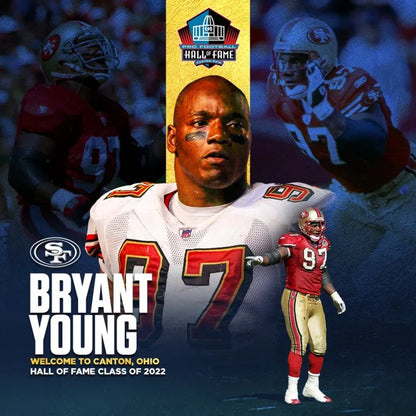 Bryant Young Signed🖊️San Francisco 49ers mini Helmet ✍️
