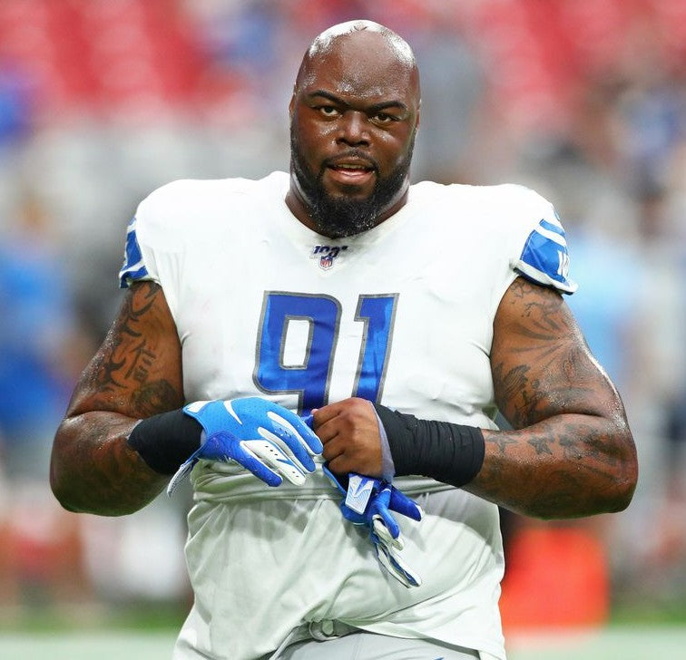 A'Shawn Robinson GAME WORN💪11/17/2019 Detroit Lions🦁 Nike NFL Jersey🎽vs. Dallas Cowboys Also includes PSA Authentication 🛡️