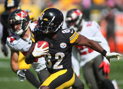 Steven Sims GAME WORN 💪10/16/22 PHOTO-MATCHED 📸 Pittsburgh Steelers On-Field NFL Jersey vs. Tampa Bay Buccaneers Also includes PSA Authenticity 🛡️